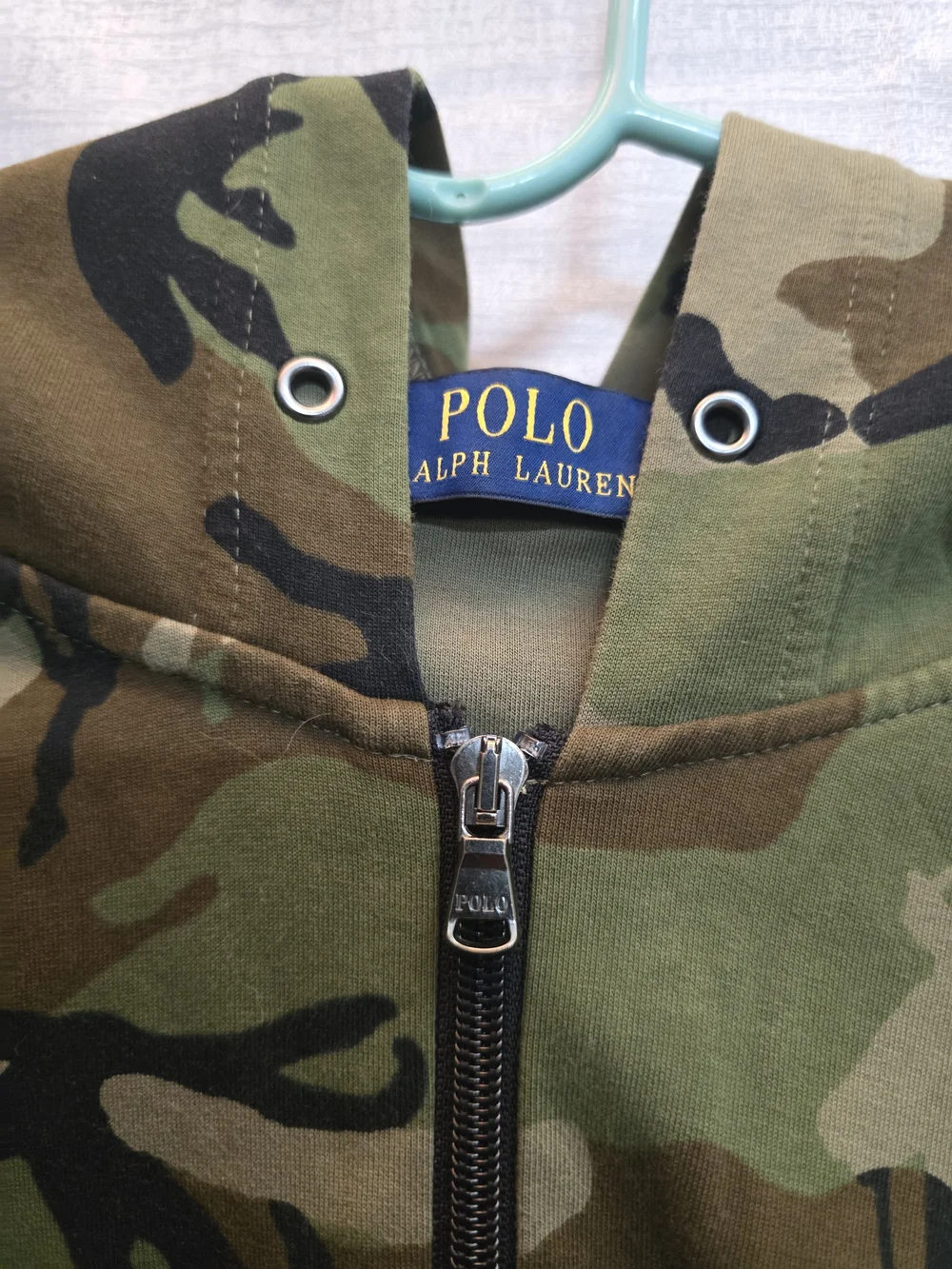 Polo by Ralph Lauren Green Camo Zip Hoodie